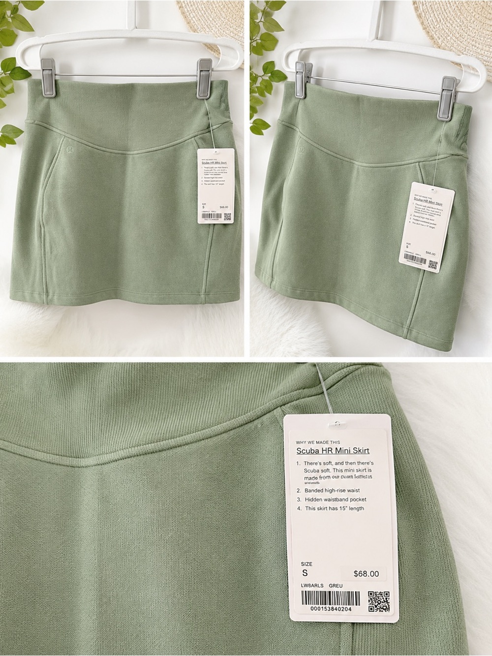 lululemon athletica Scuba HR Mini Skirt - Sage